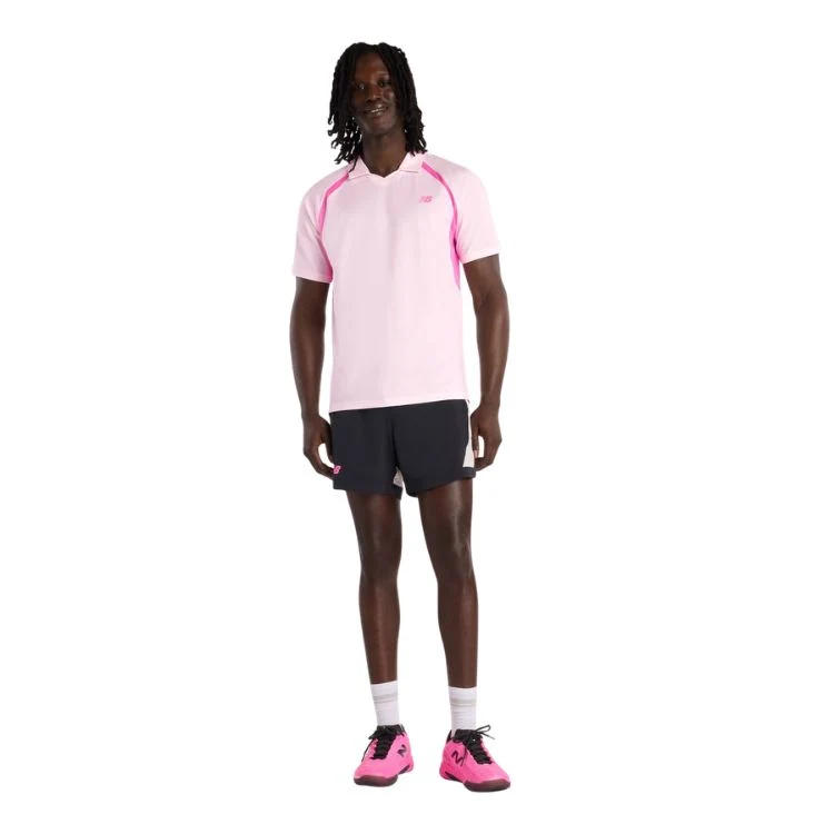 New Balance Polo Tournament Novelty Heren Roze
