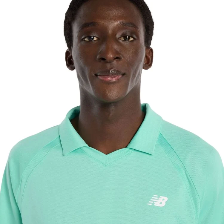 New Balance Polo Tournament Novelty Heren Groen