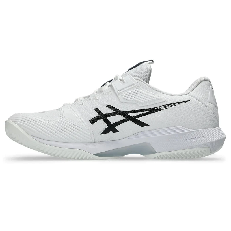 Asics Tennisschoen Solution Speed FF 4 Clay Heren Wit Zwart