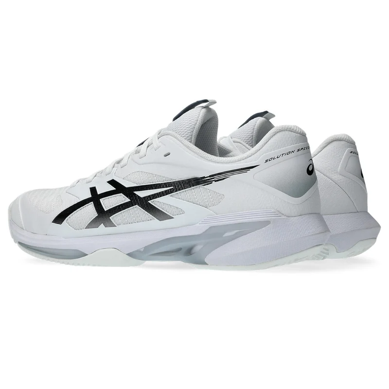 Asics Tennisschoen Solution Speed FF 4 Clay Heren Wit Zwart