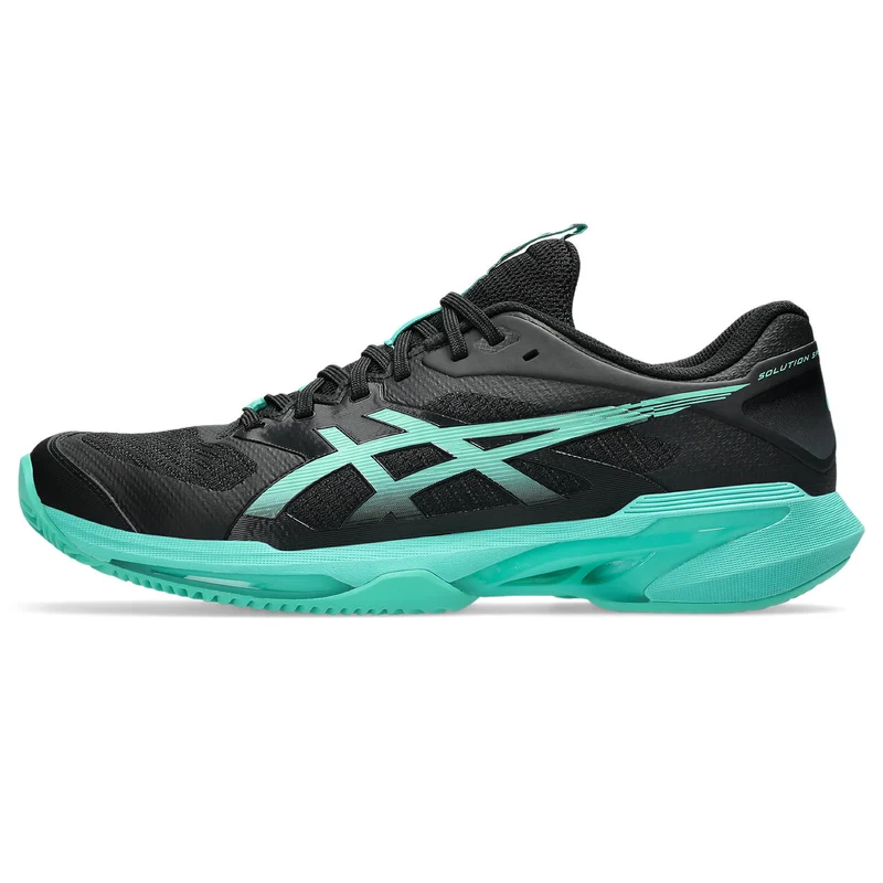 Asics Tennisschoen Solution Speed FF 4 Clay Heren Zwart Groen