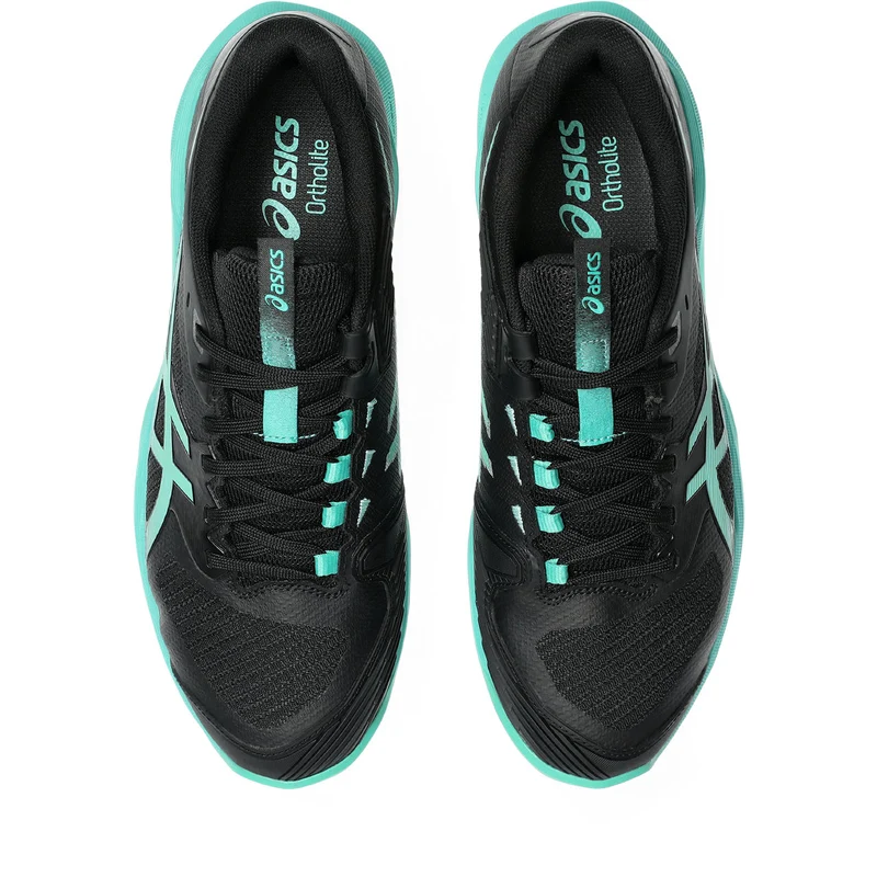 Asics Tennisschoen Solution Speed FF 4 Clay Heren Zwart Groen