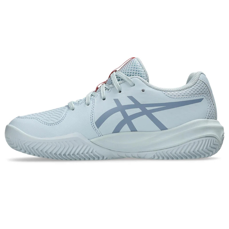 Asics Tennisschoen Gel Resolution X GS Clay Junior Grijs Blauw
