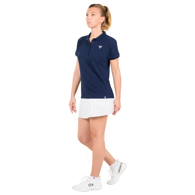 POLO PIQUÉ MARINE FEMME