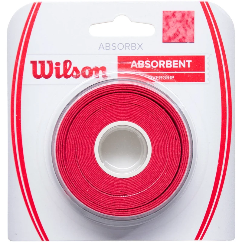 Wilson AbsorbX Overgrips (3 Pcs) Red