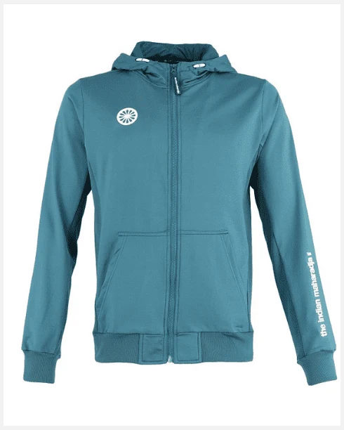 Indian Maharadja Men Hooded Jacket Teal