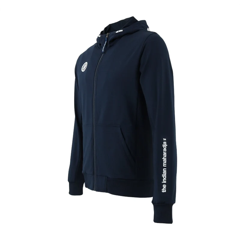 Indian Maharadja Men Hooded Jacket Navy