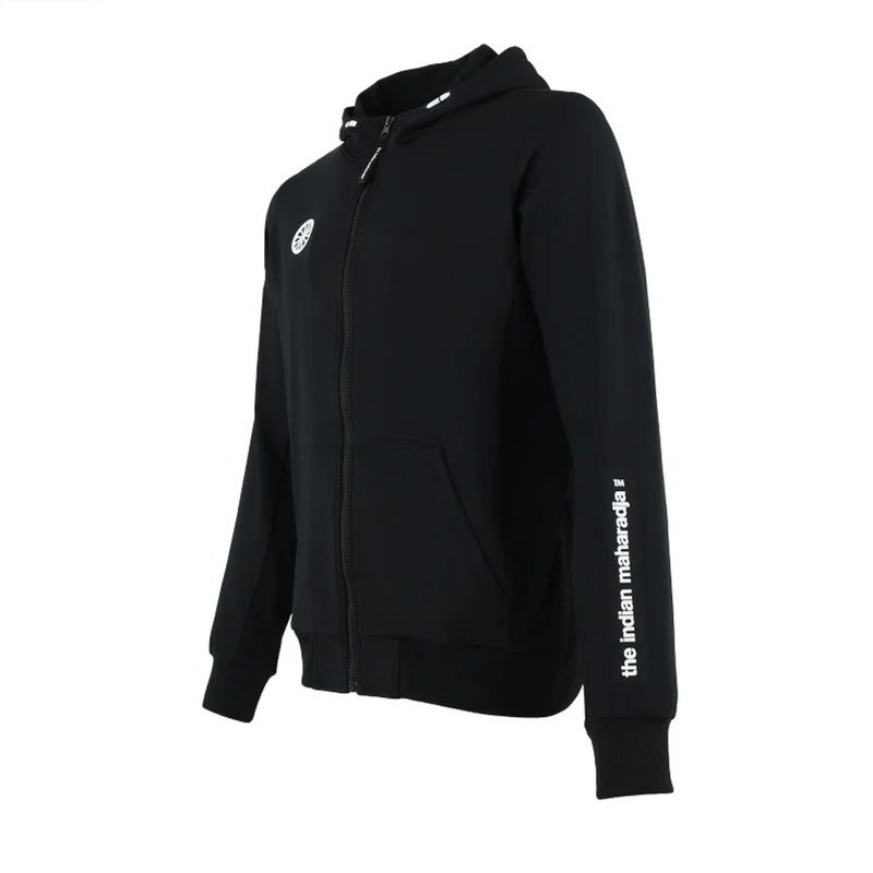 Indian Maharadja Men Hooded Jacket Black