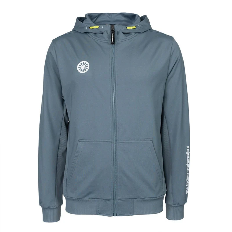 Indian Maharadja Men Hooded Jacket Misty Grey