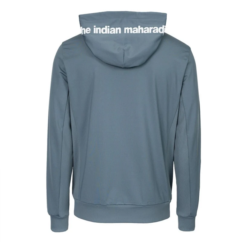 Indian Maharadja Men Hooded Jacket Misty Grey