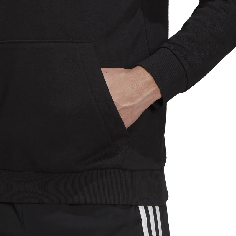 Big Logo French Terry Hoody Herren-schwarz, weiß