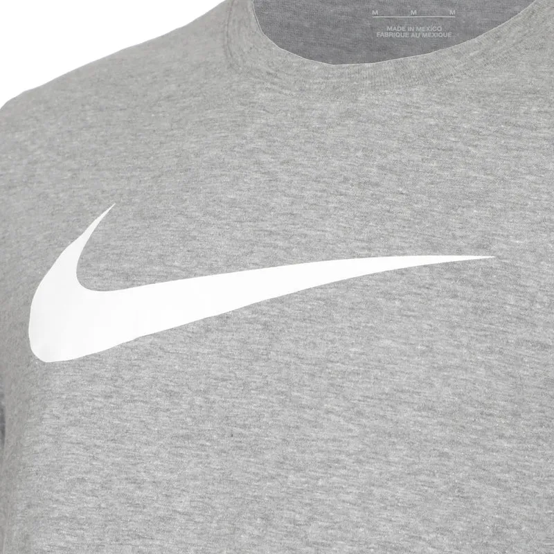 Icon swoosh T-Shirt Herren-hellgrau, weiß