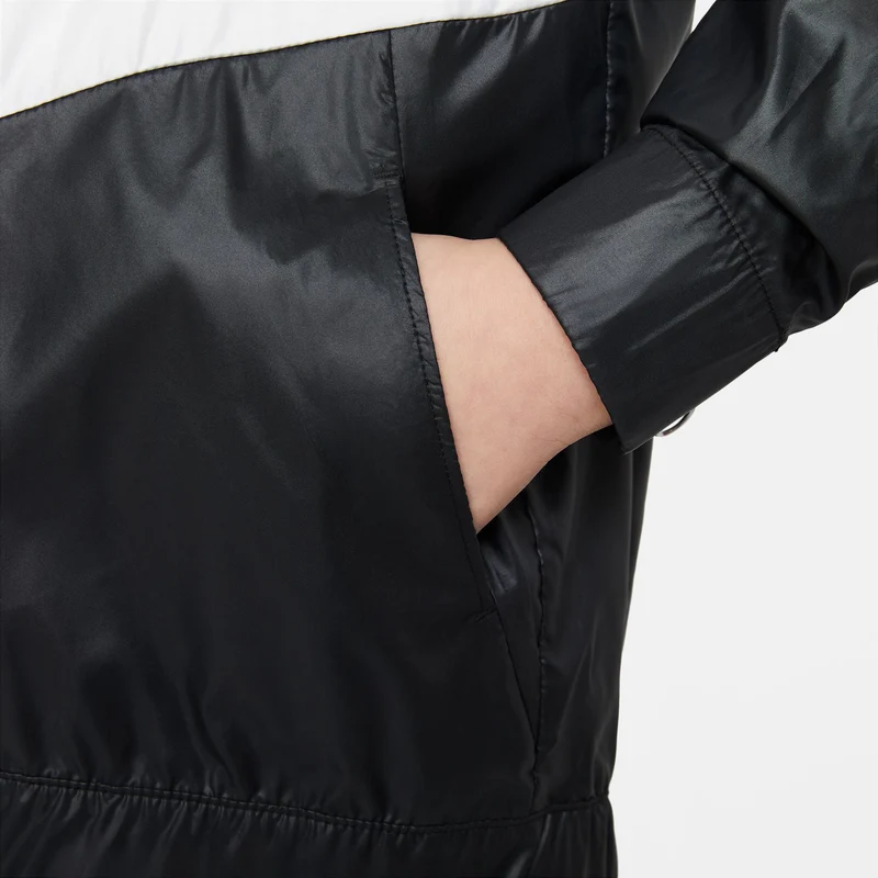 Windrunner Trainingsjacke Mädchen-weiß, schwarz