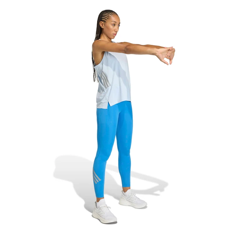 adi365 Iconic Laufshirt Damen-blaugrau
