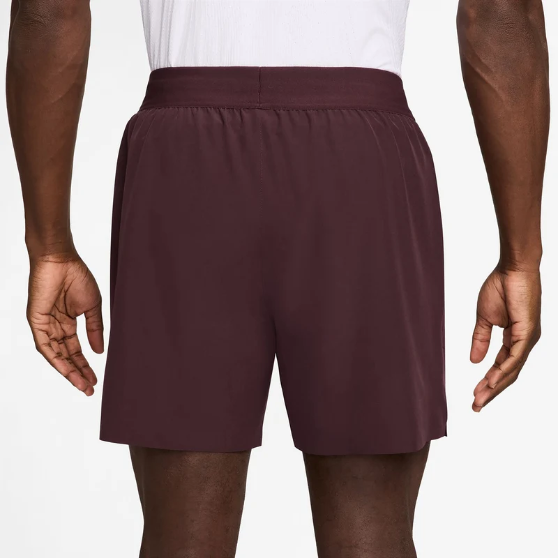 Sinner Court Dri-FIT Advantage 6in Shorts Herren - dunkelrot, weiß