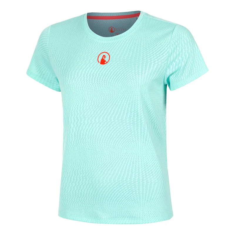Wild Spin T-Shirt Damen-Türkis,Rot
