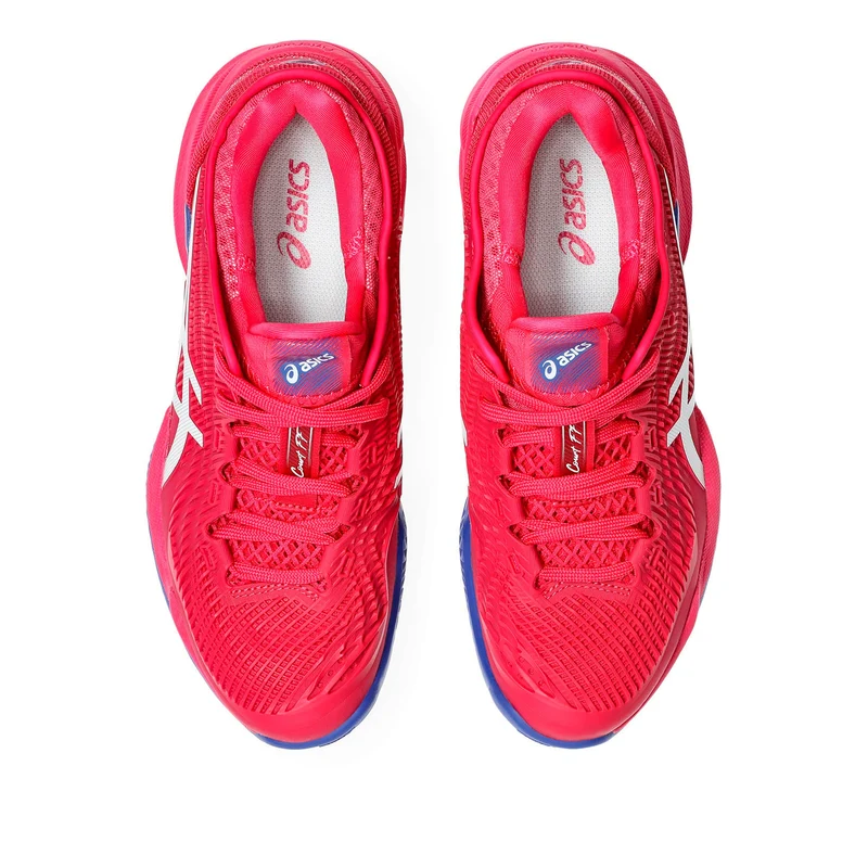 Court FF 3 Sandplatzschuh Damen - berry, weiß