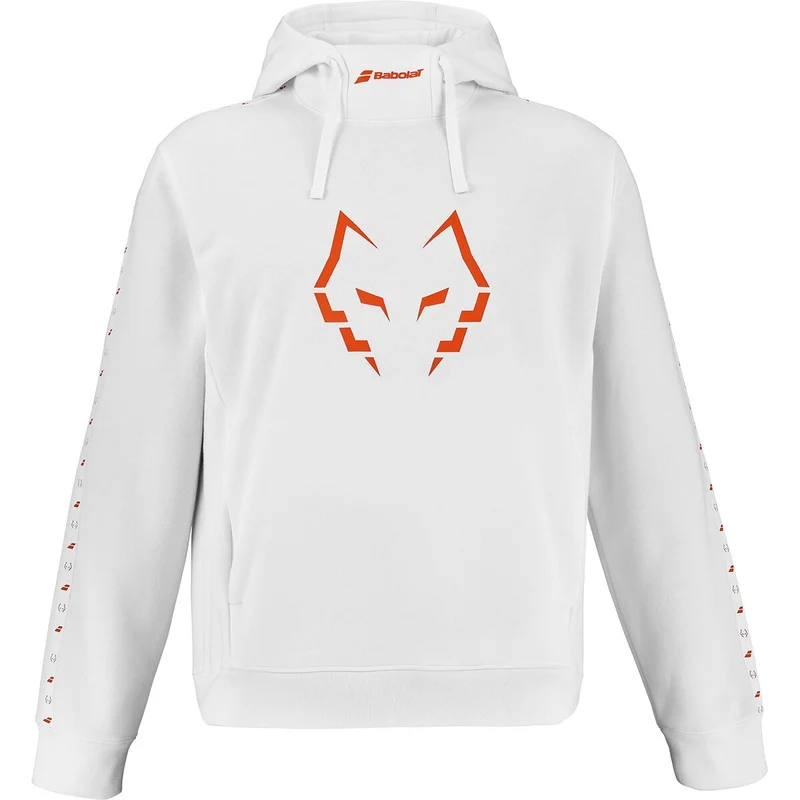 Babolat Hood Sweat Juan Lebron (White/White)