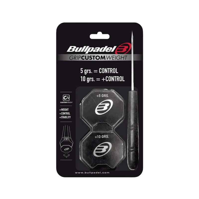 Bullpadel Grip Custom Weight Schlägergewichte - schwarz