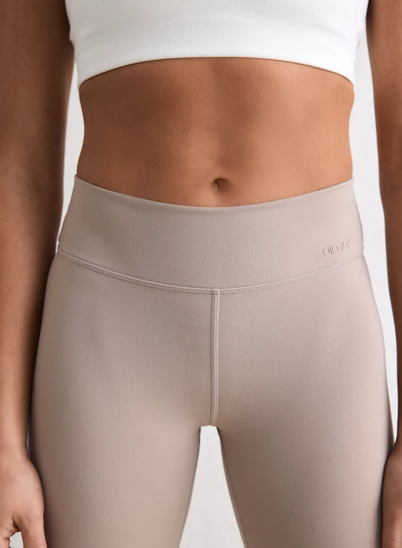 Dark Clay Sense Mid Waist Tights