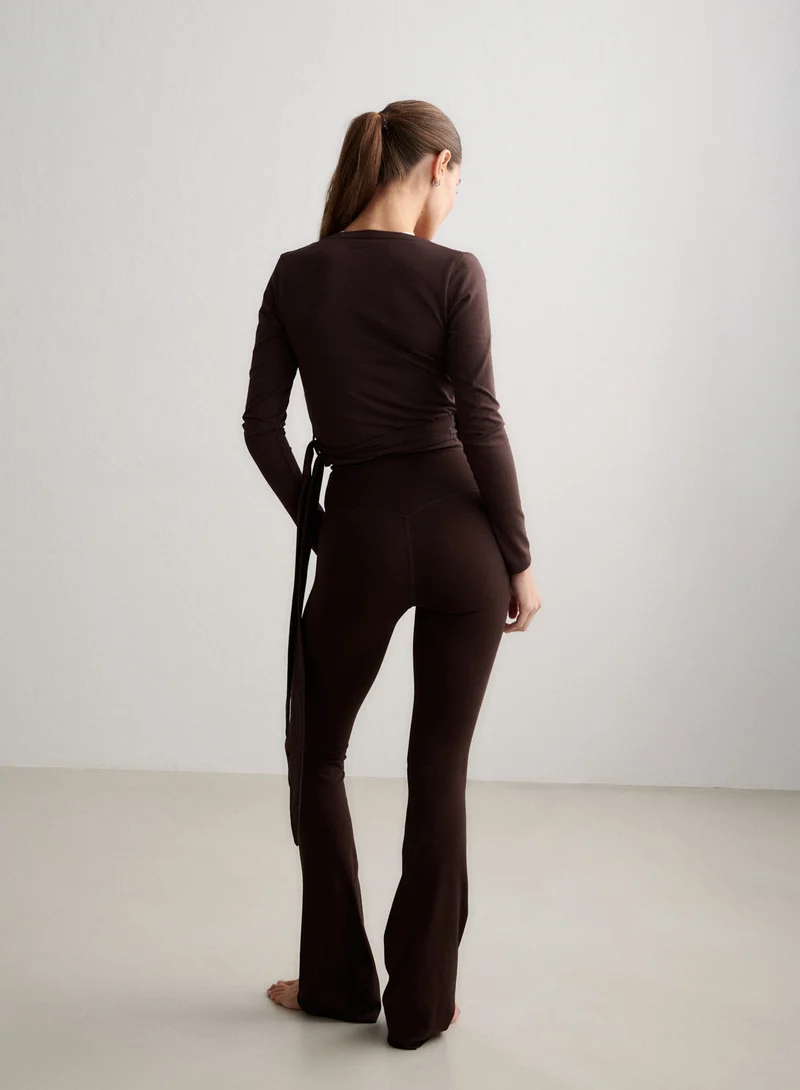 Chocolate Sense Flare Tights