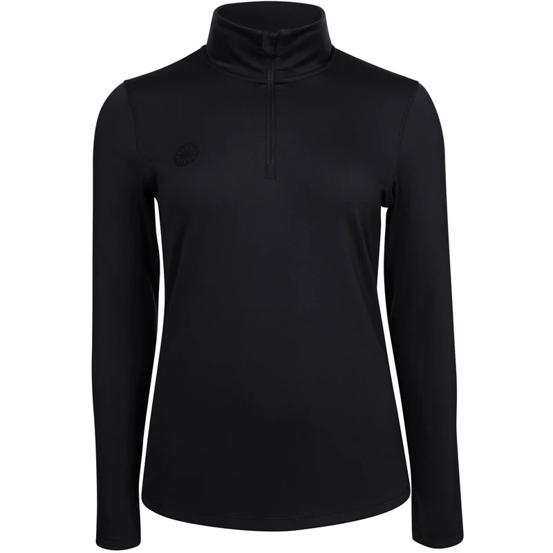 The Indian Maharadja Performance Half Zip W Black
