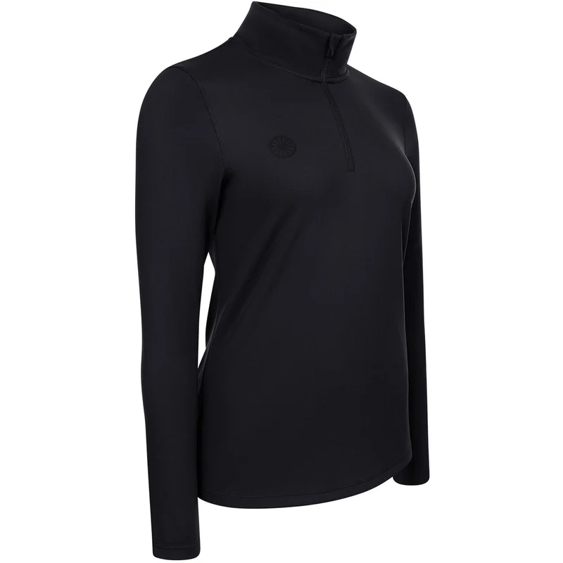 The Indian Maharadja Performance Half Zip W Black