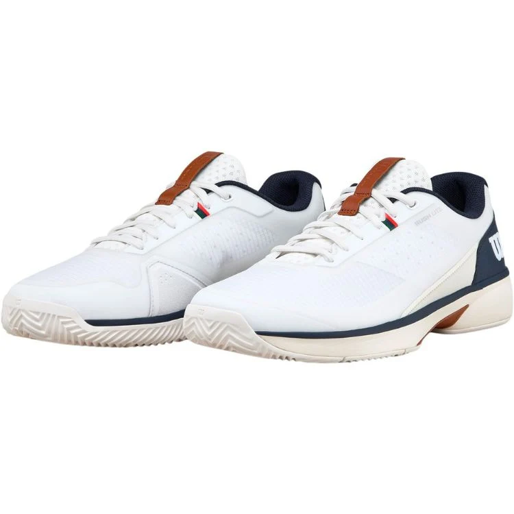 Wilson Tennisschoen Padelschoen Rush Lite 5 Clay Heren Wit Navy