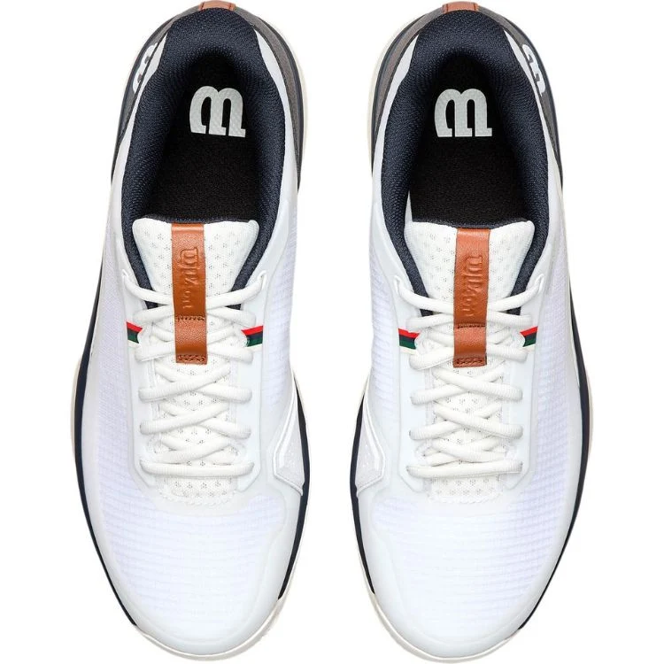 Wilson Tennisschoen Padelschoen Rush Lite 5 Clay Heren Wit Navy