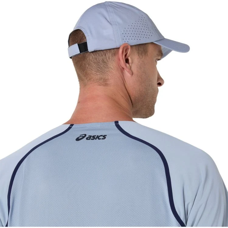 Asics T-Shirt Match SS Top Heren Grijs Blauw