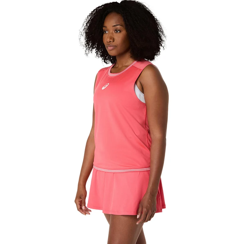 Asics Tank Top Game Sleeveless Top Dames Roze