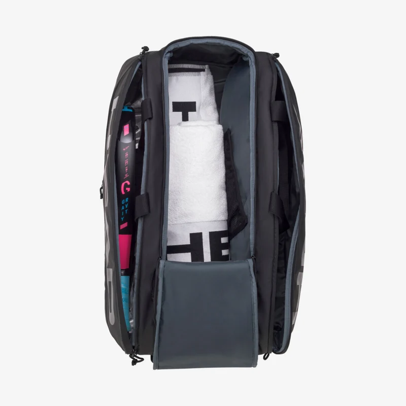 Head PRO X PADEL TASCHE L BK Bag mit dem Rucksack-Tragesystem black