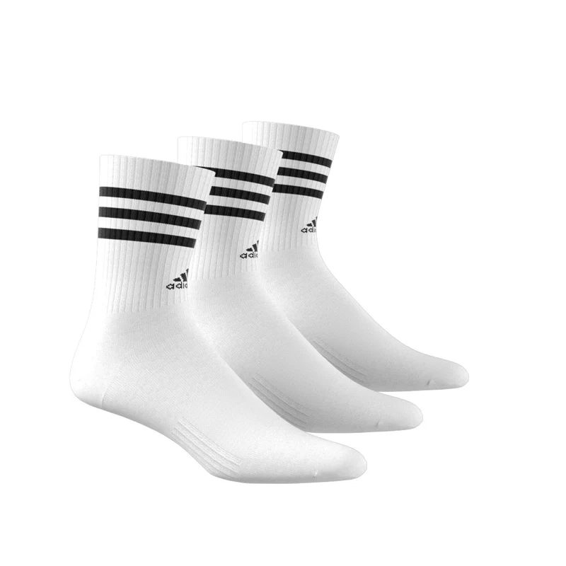 ADIDAS 3-Streifen Cushioned Crew Socken 3er-Pack