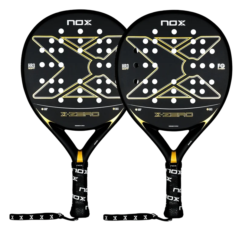 Pack dúo Nox X-Zero Gold Negro/Oro (Exclusivas PadelPROShop)