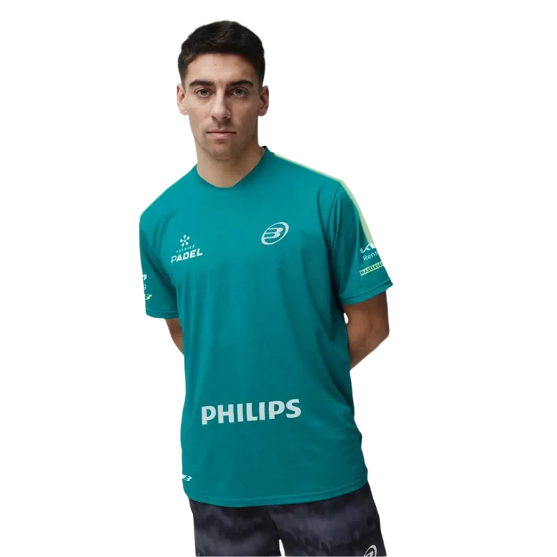 Camiseta Bullpadel Montse Di Nenno Verde Azulado Vigore