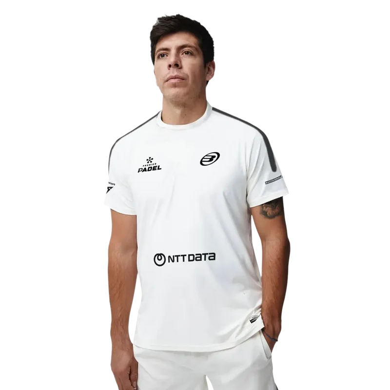 Camiseta Bullpadel Montse Tello Blanco