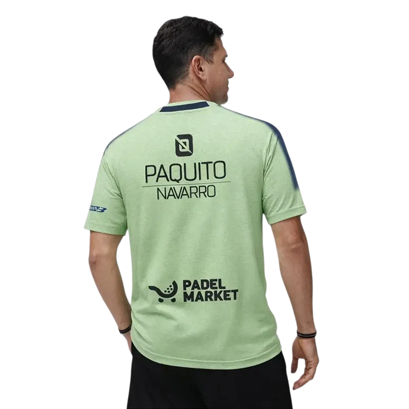 Camiseta Bullpadel Montse Paquito Navarro Verde Acido Vigore