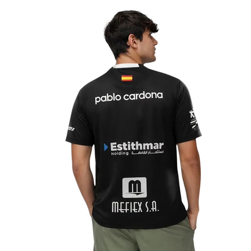 Camiseta Bullpadel Montse Pablo Cardona Negro