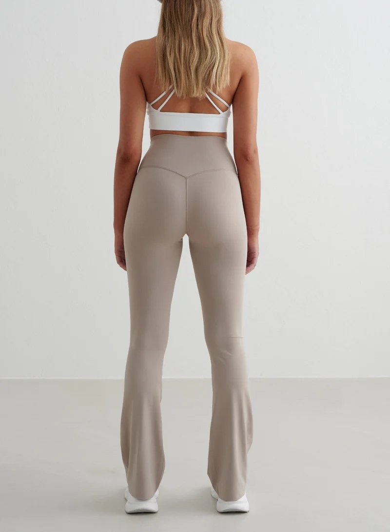 Dark Clay Sense Flare Tall Tights