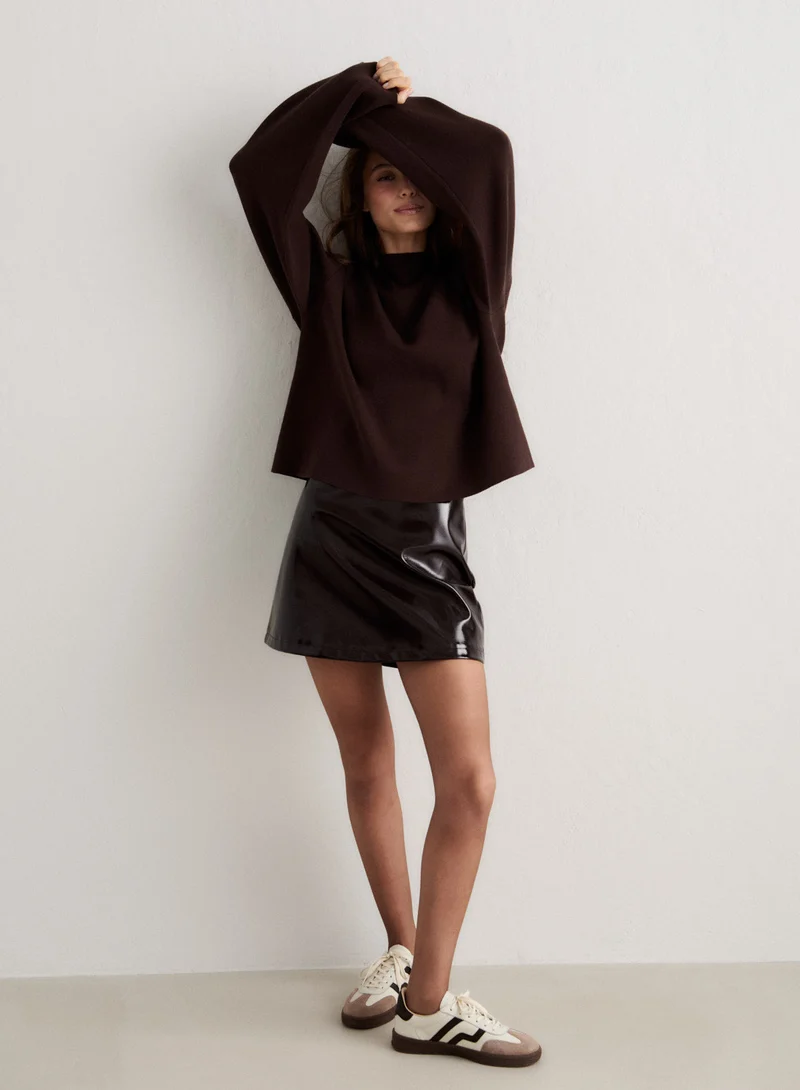 Chocolate Perfect Knit Long Sleeve