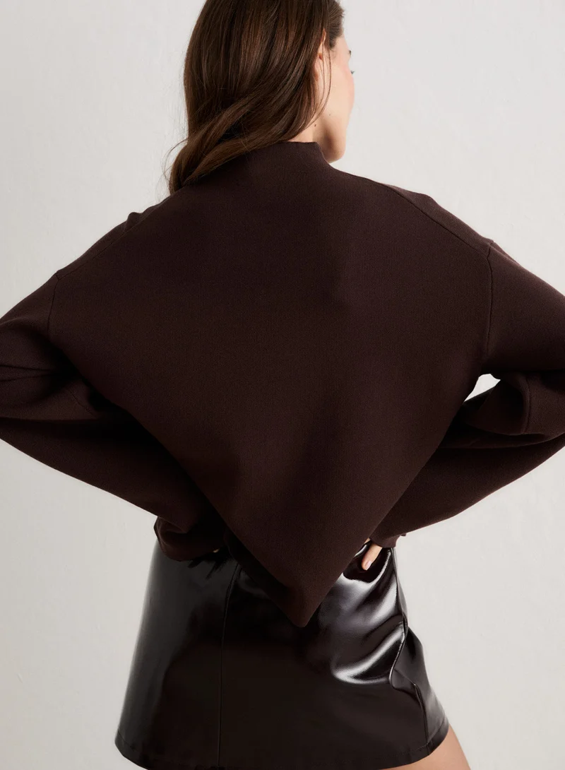 Chocolate Perfect Knit Long Sleeve