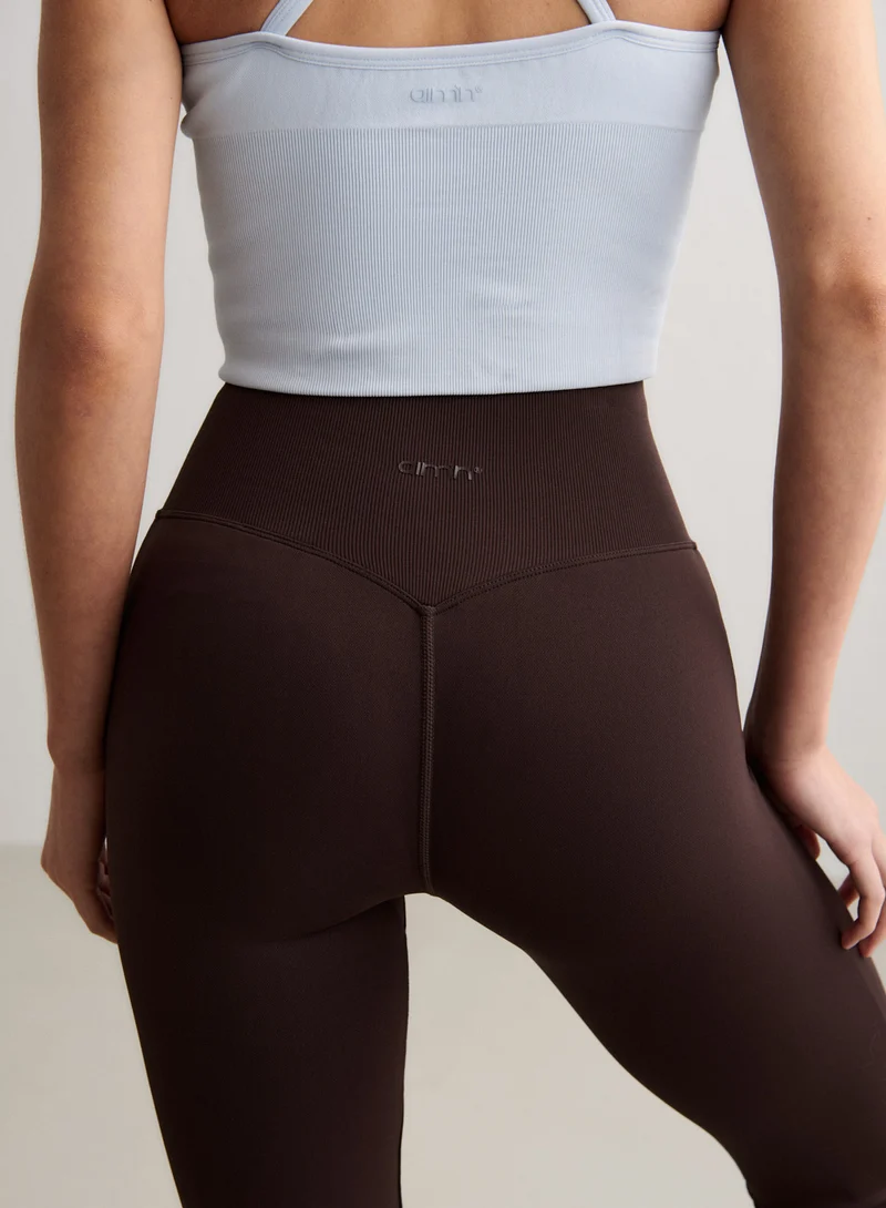 Chocolate Shape Seamless Flare Tall Tights