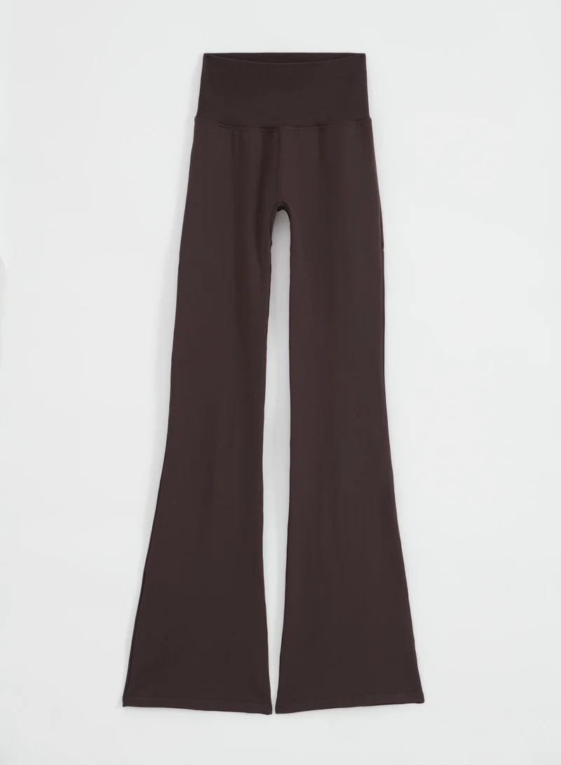 Chocolate Shape Seamless Flare Tall Tights