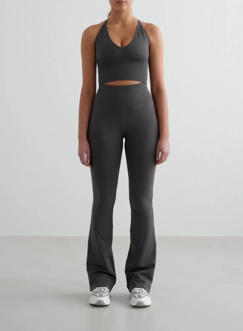 Shadow Grey Shape Seamless Flare Tall Tights