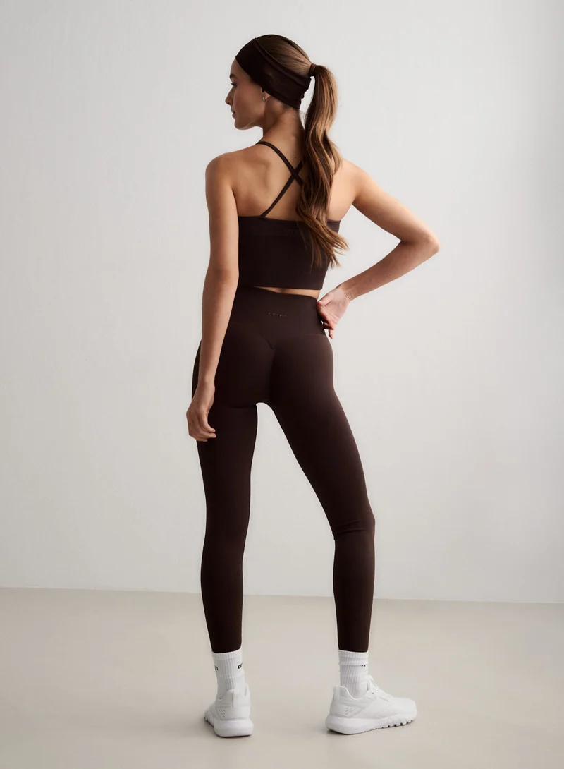 Chocolate Shape Seamless Tall Tights