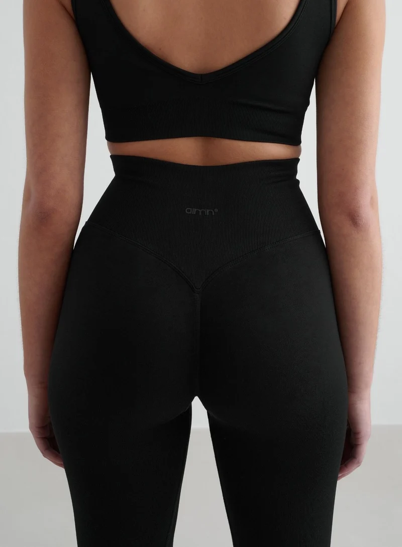Black Shape Seamless Tall Tights