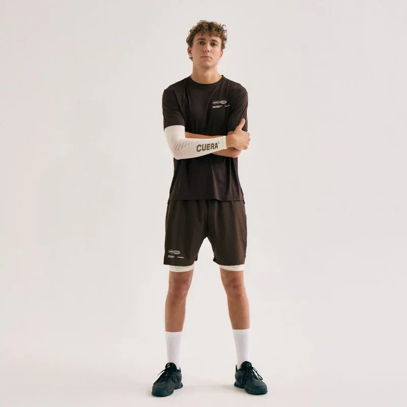 Cuera Oncourt Airy Logo T-shirt (Dark Brown)
