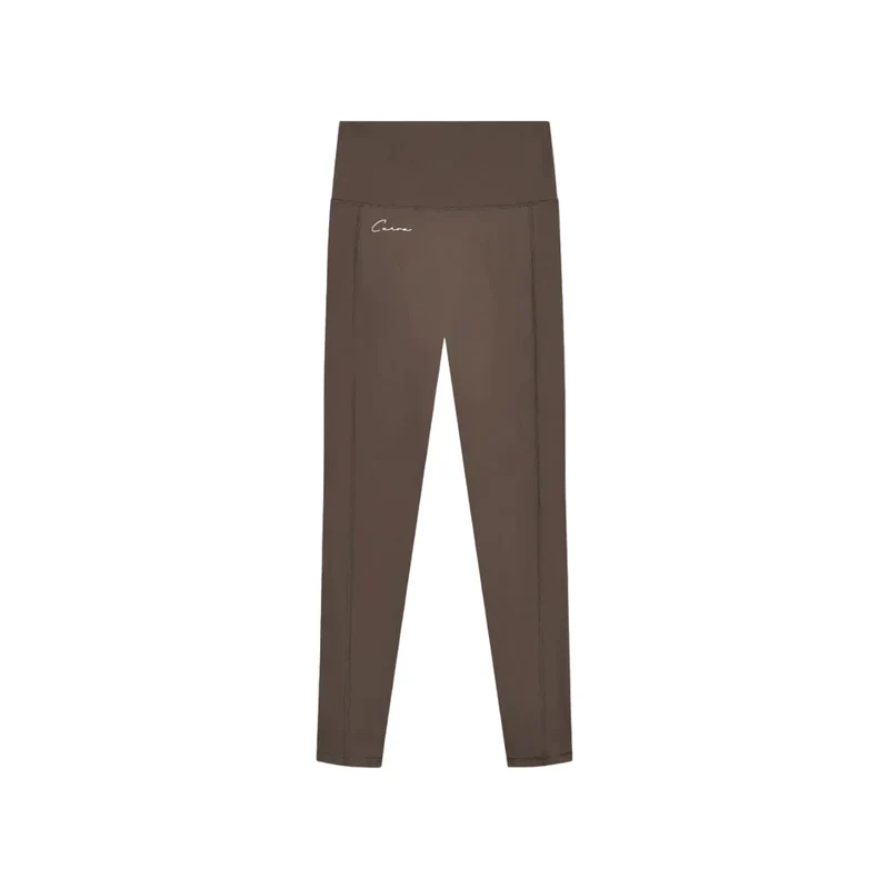 Cuera Active Logo Tights Long (Dark Brown)