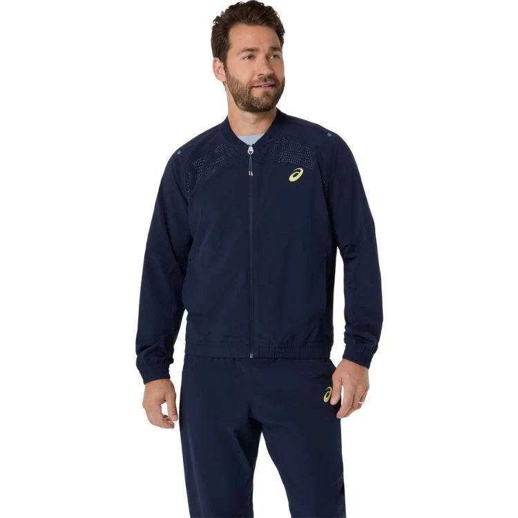 Asics Match Jacket Heren Midnight Navy