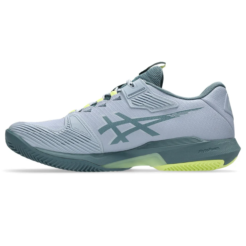 Asics Tennisschoen Solution Speed FF 4 Clay Heren Grijs Blauw